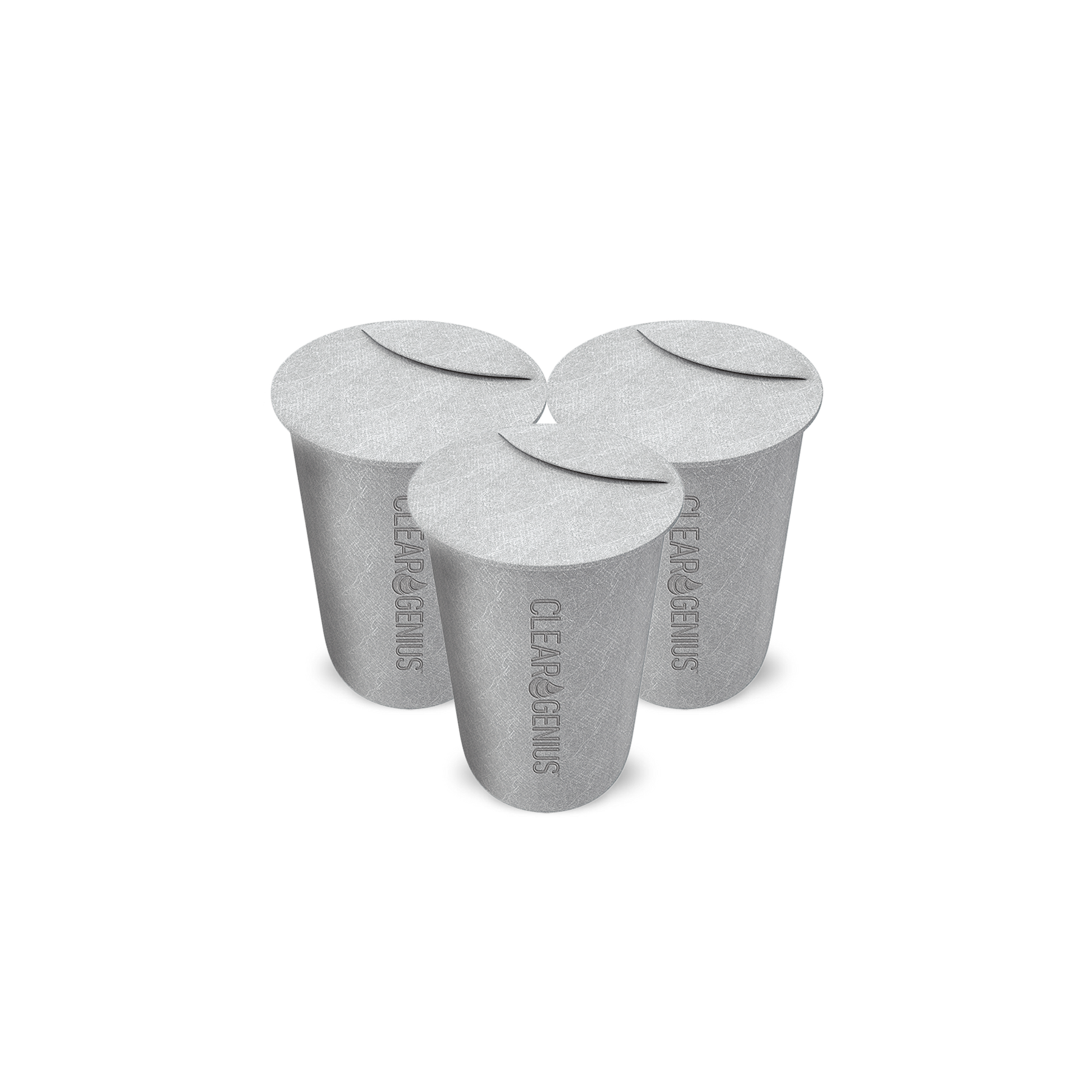 Clear Genius Filter Pod Refills, 3 Pack