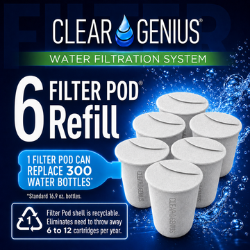 Clear Genius Filter Pod Refills, 3 Pack