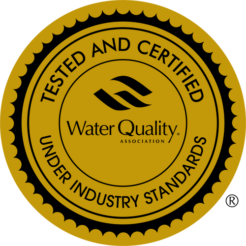 WQA Tested and Certified under industry standards